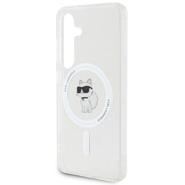 Karl Lagerfeld IML Choupette MagSafe case for Samsung Galaxy S24 - transparent