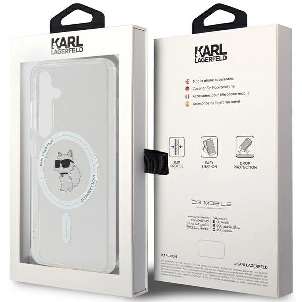 Karl Lagerfeld IML Choupette MagSafe case for Samsung Galaxy S24 - transparent