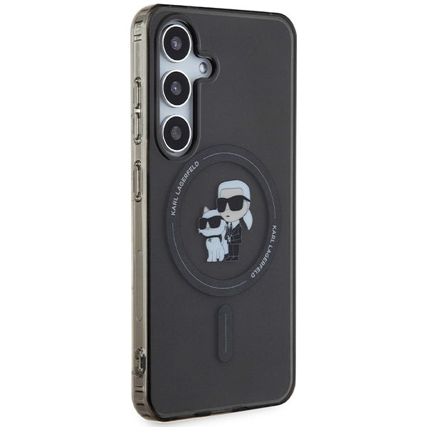 Karl Lagerfeld IML Karl&Choupette MagSafe case for Samsung Galaxy S24 - black