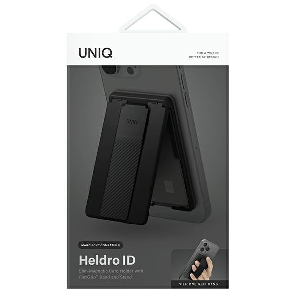 Uniq Heldro ID magnetpen med støtte og band - sort