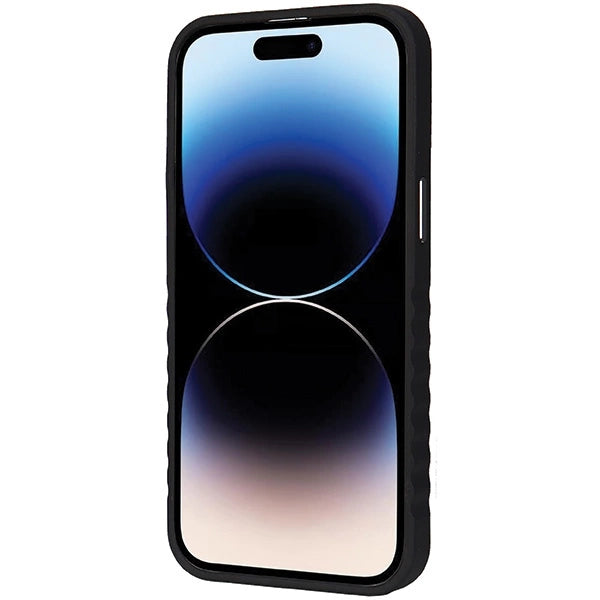 Audi Genuine Leather case med MagSafe til iPhone 14 Pro - sort og rød