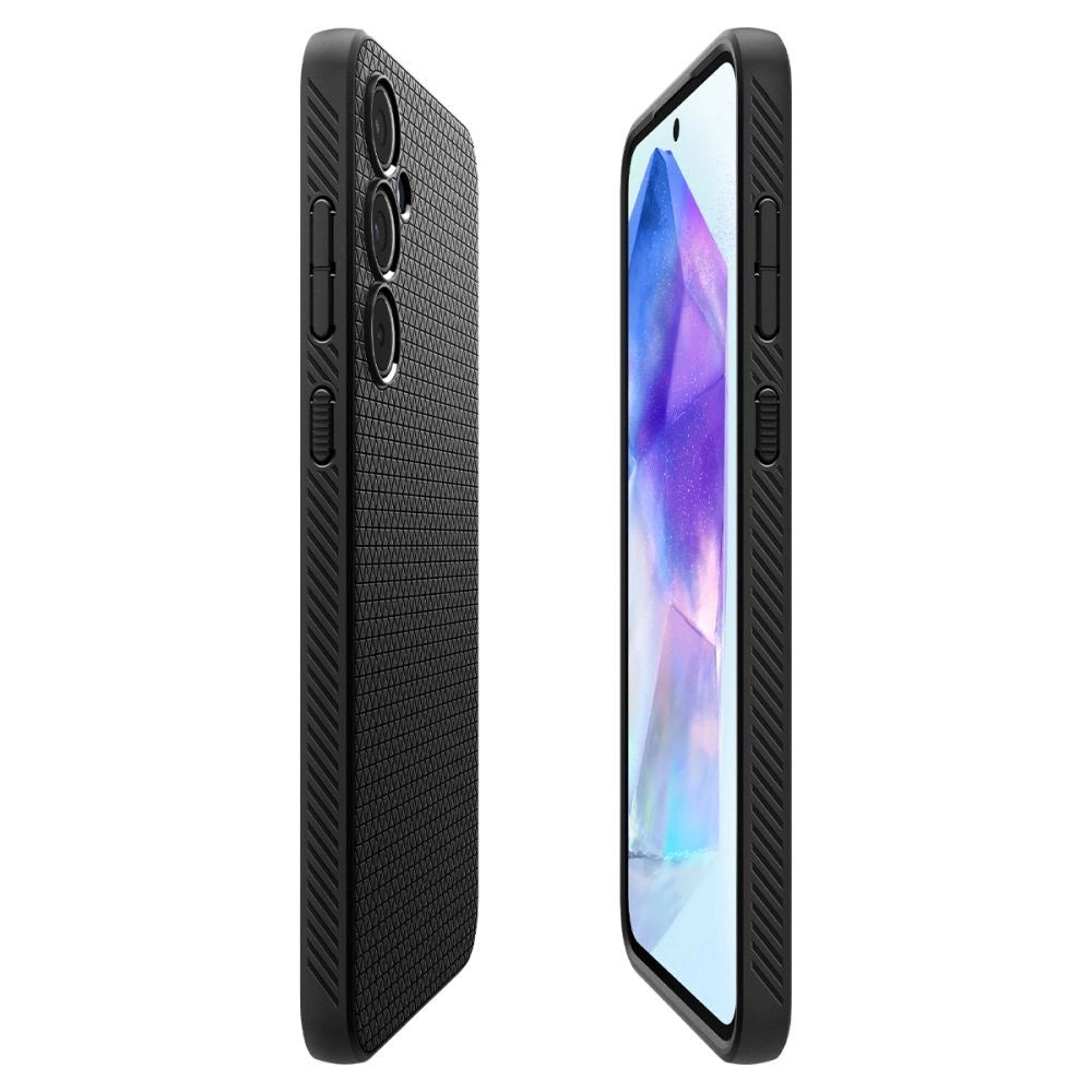 Spigen Liquid Air Case til Samsung Galaxy A55 5G - Matte Black