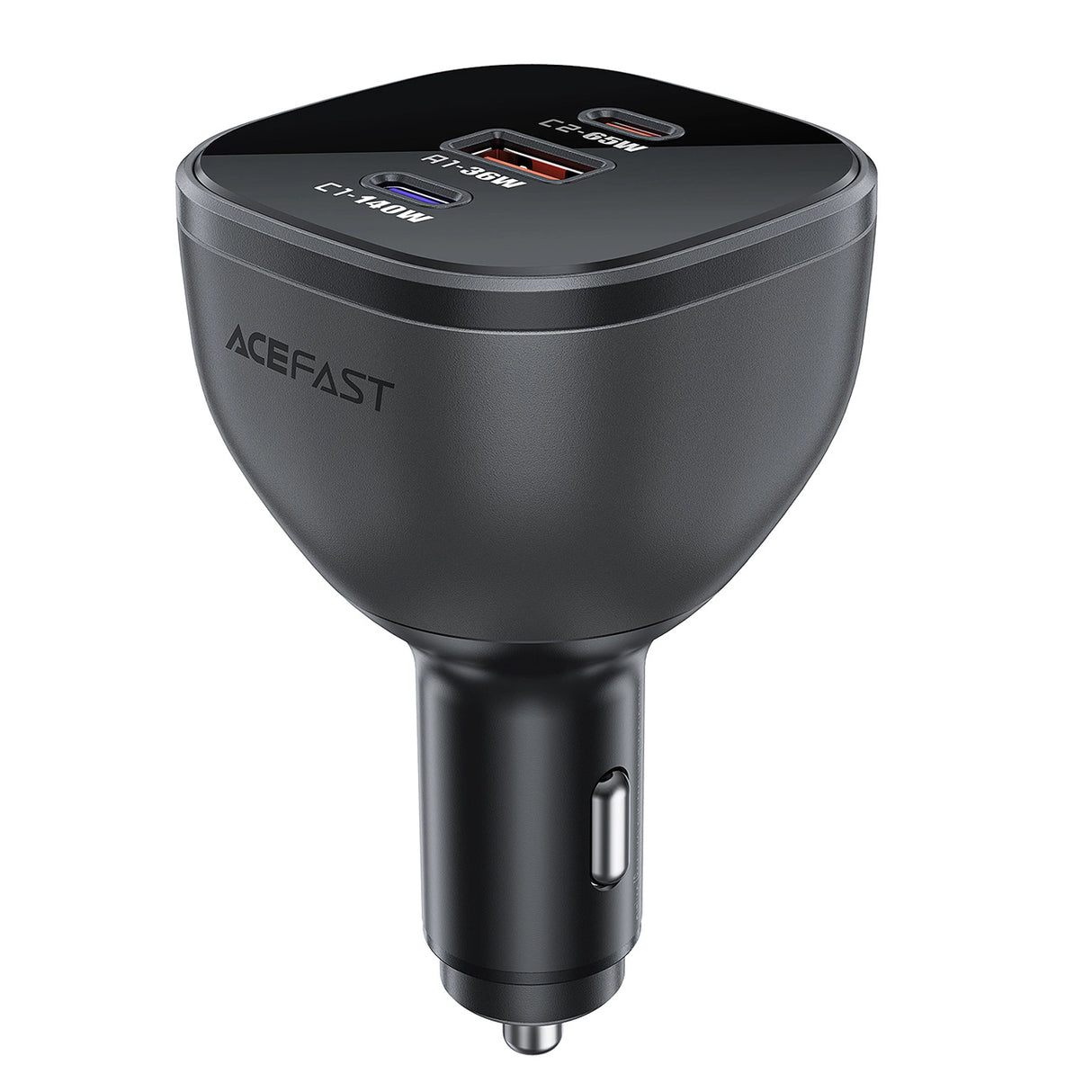 Acefast B14 biloplader 165W 2x USB-C 1x USB-A - sort