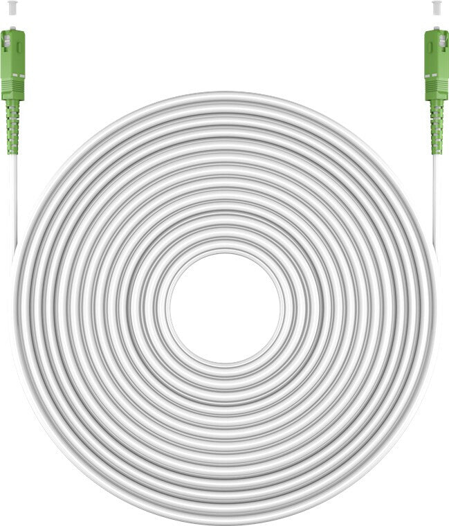 Goobay 59598 InfiniBand og fiberoptisk kabel 10 m SC FTTH Hvid