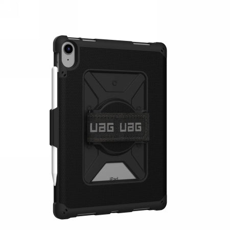 UAG Metropolis-hylster til iPad 10.9" 10. generation med Apple Pencil og palmeholder - sort