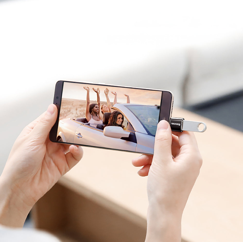 Baseus Mini Adapter from Micro USB to USB-C - Black