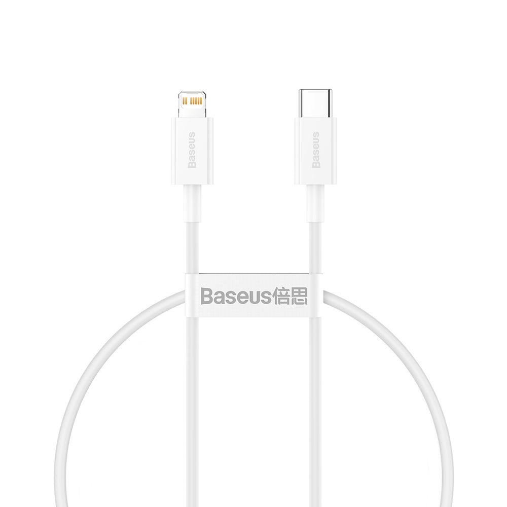 Baseus Superior Series USB-C / Lightning PD 20W 2 m cable - white