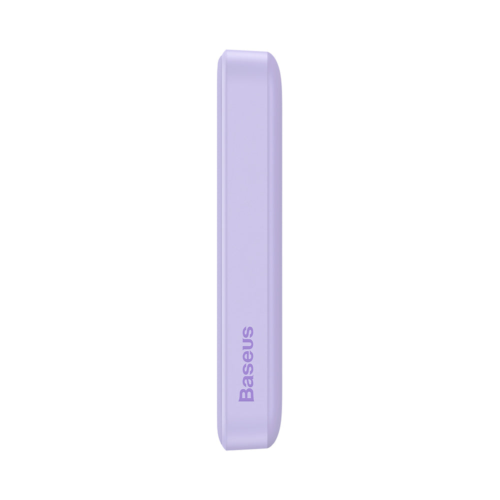 Baseus Magnetic Mini Inductive Powerbank 10000mAh 20W - Purple + USB-C - USB-C Cable