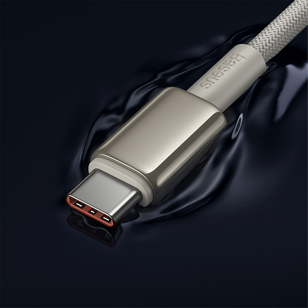 Baseus Tungsten Gold USB-C / USB-C cable 100W 1m - gold