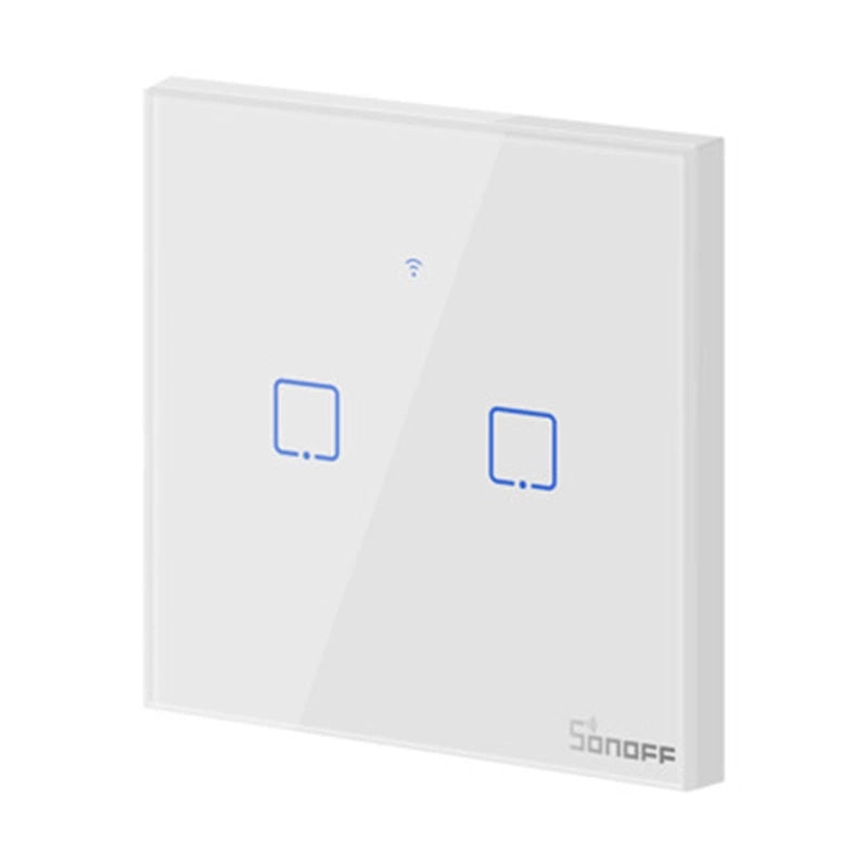 Smart Switch WiFi + RF 433 Sonoff T1 EU TX (2-kanal)