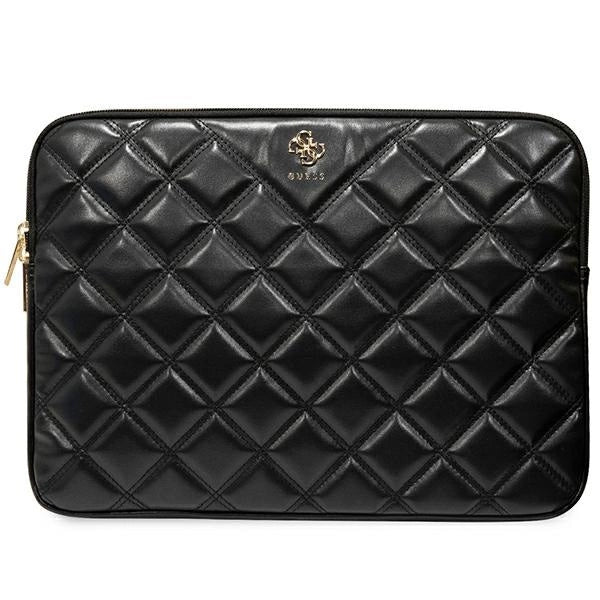 Guess Quilted 4G cover til en 16" laptop - sort