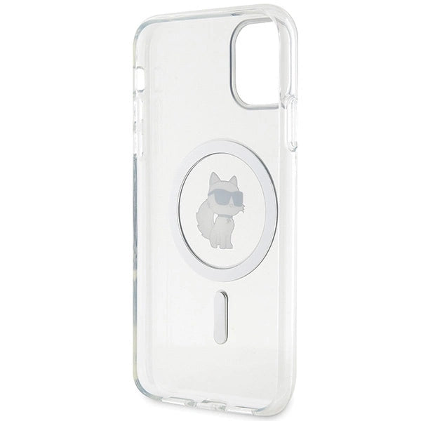 Karl Lagerfeld IML Choupette MagSafe case for iPhone 11 / Xr - transparent