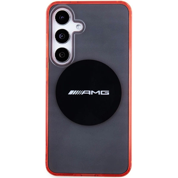 AMG Transparent Bicolor MagSafe-fodral til Samsung Galaxy S24 - sort