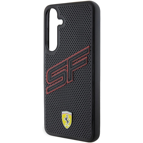 Ferrari Big SF Perforeret kuffert til Samsung Galaxy S24+ - sort