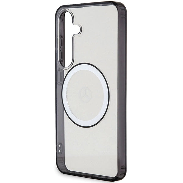 Mercedes Printed Logo MagSafe-kasse til Samsung Galaxy S24 - gennemsigtig