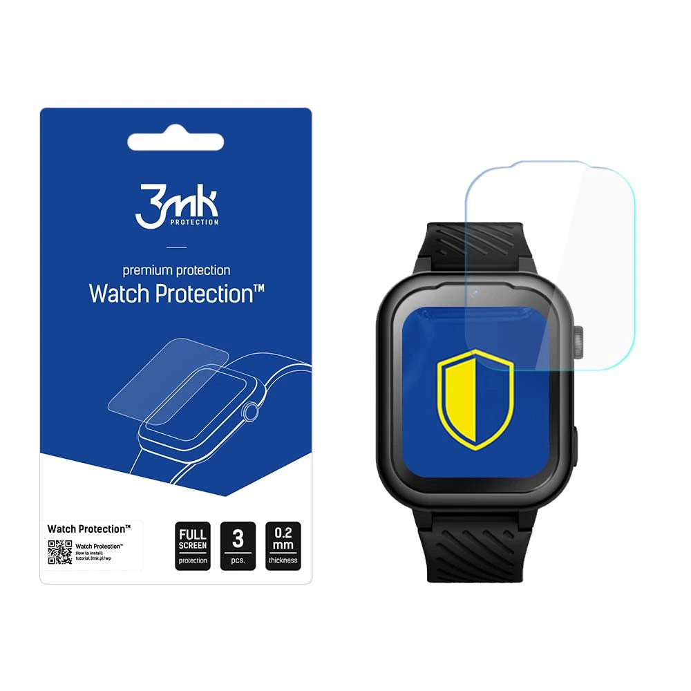 3mk Watch ProtectionTM hybrid glas v. FlexibleGlass Lite på Garett Essa Go