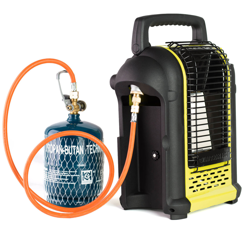 Reduction connection to a tourist gas cylinder G 3/8" L - 7/16" hose 1.5 m