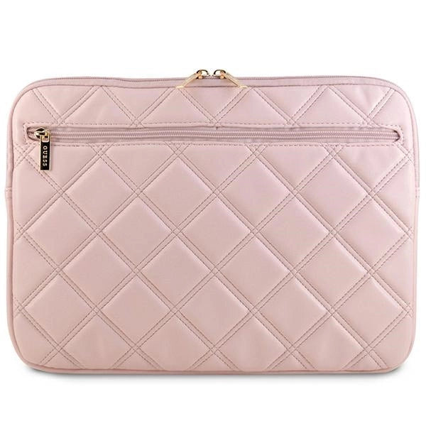 Guess Quilted 4G cover til en 14" laptop - pink