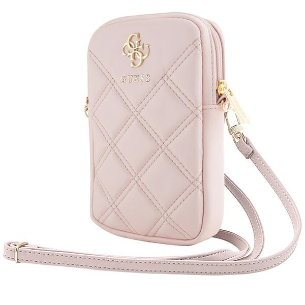 Gæt Zip Quilted 4G taske - pink