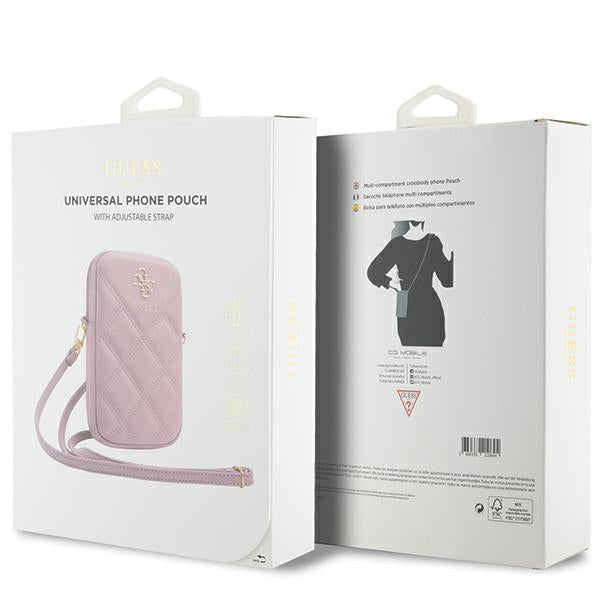 Gæt Zip Quilted 4G taske - pink