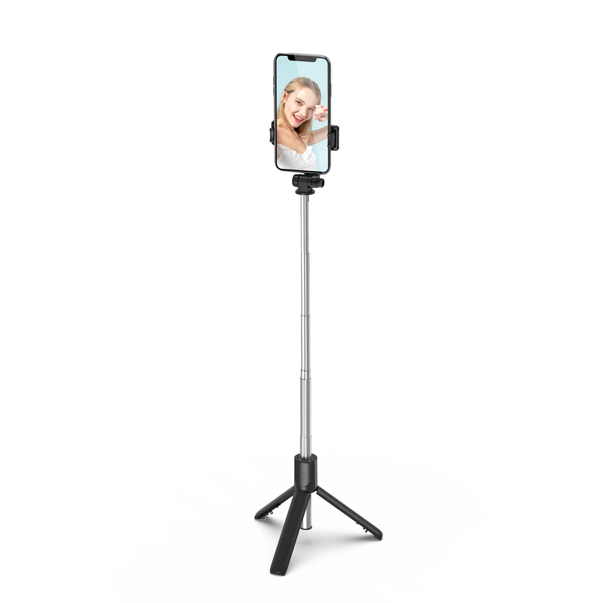 Selfie stick WRY1S teleskopisk stativ 0,7m til telefon - sort