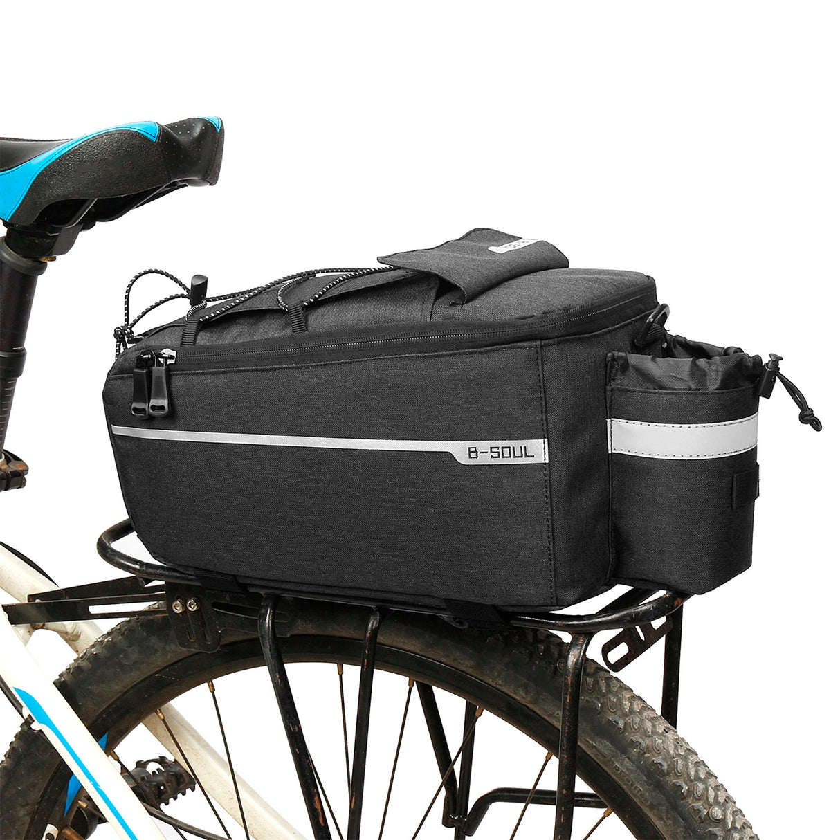 WYA26Y0S Thermal Bike Pannier Bag med skulderrem - sort