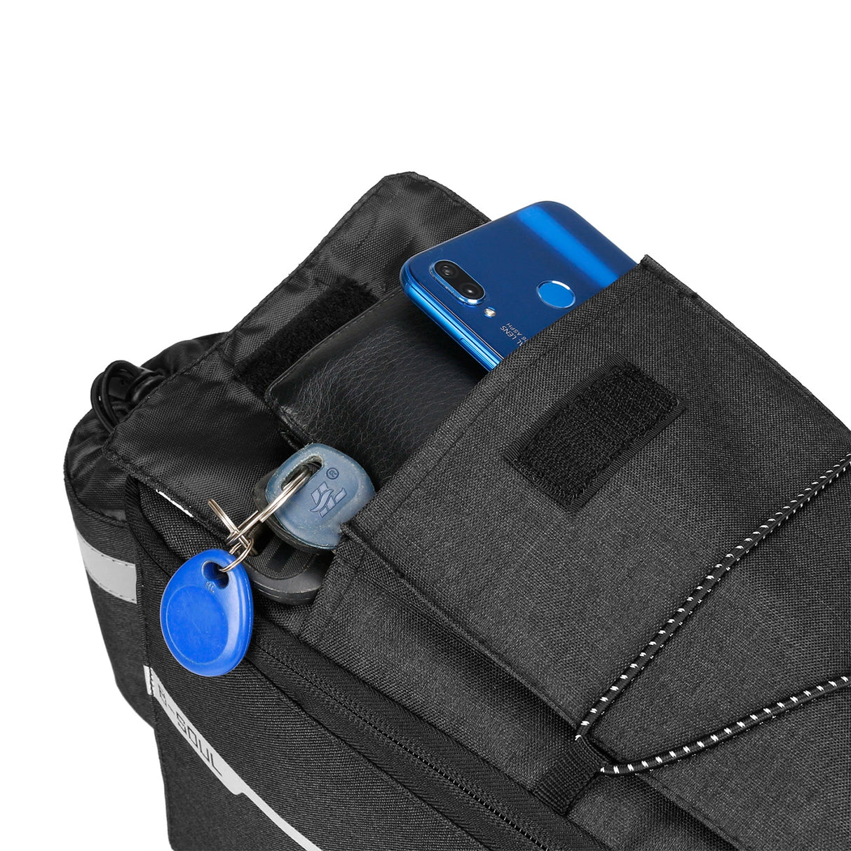 WYA26Y0S Thermal Bike Pannier Bag med skulderrem - sort