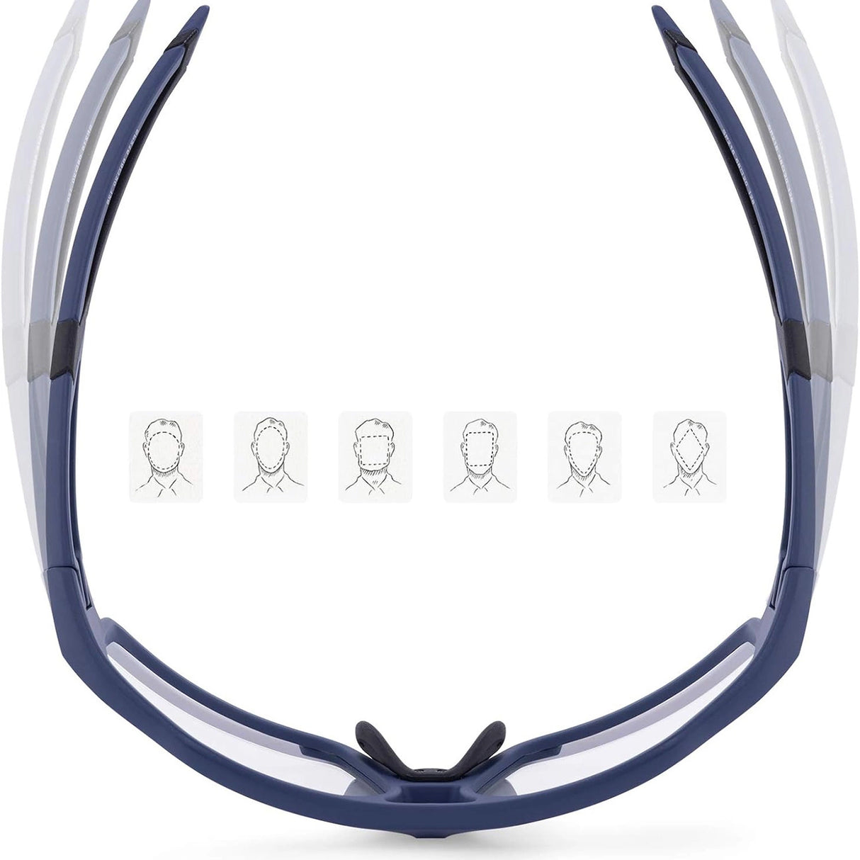 Rockbros SP216BL fotokromiske UV400 cykelbriller - blå