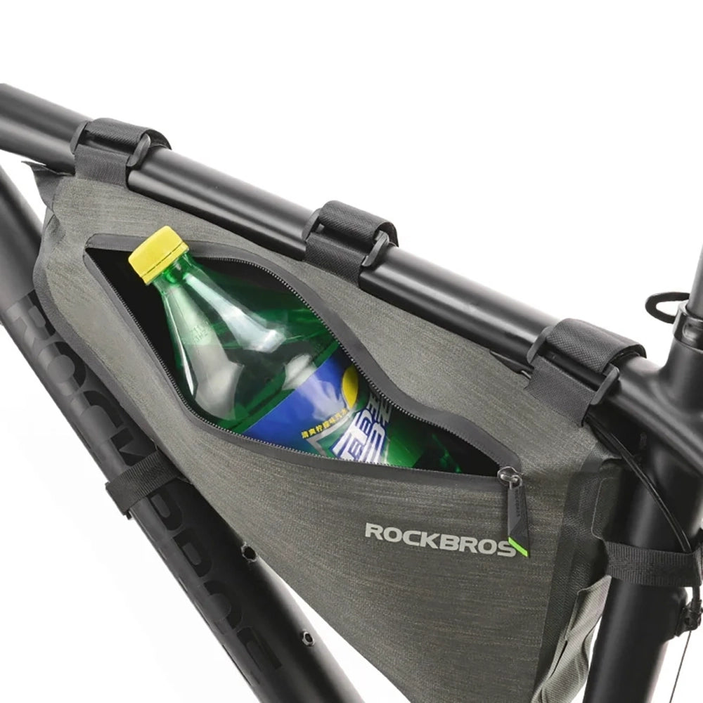 Rockbros AS-017 bicycle frame bag 5 l - dark green