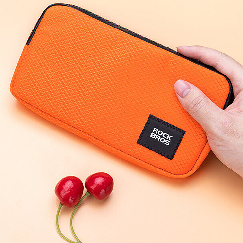 Rockbros cykeltaske 30990043004 til telefon, nøgler, tegnebog 0,15 l - orange