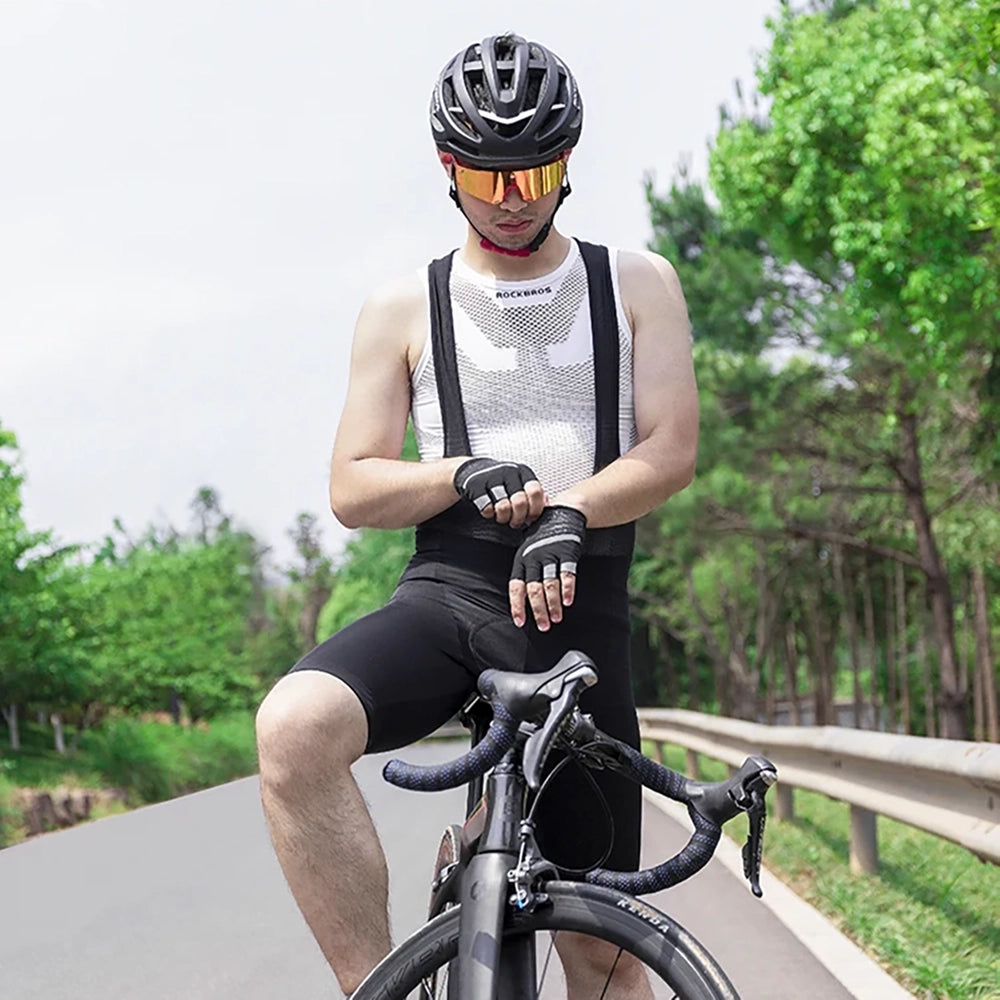 Rockbros RK20023XL short bib shorts med XXXL indlæg - sort