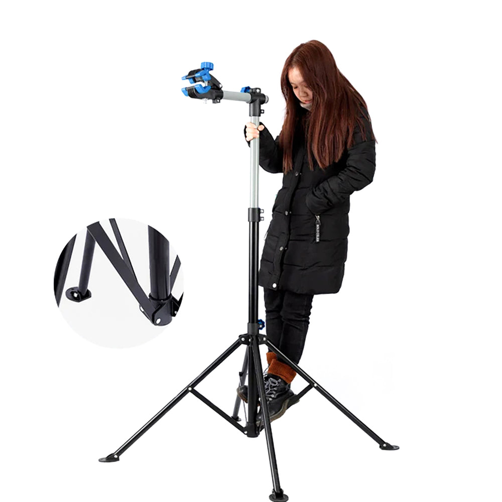 Rockbros MP-02 floor service stand for bicycles with knobs - black