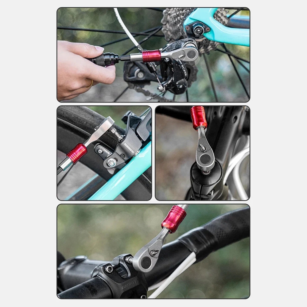 Rockbros 43210049001 cykelreparationssæt - sort