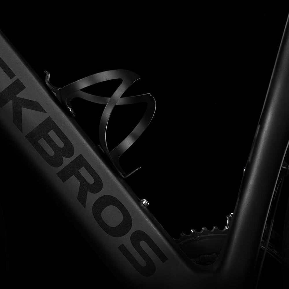 Rockbros 2017-11ABK Aluminium cykel flaskeholder - sort