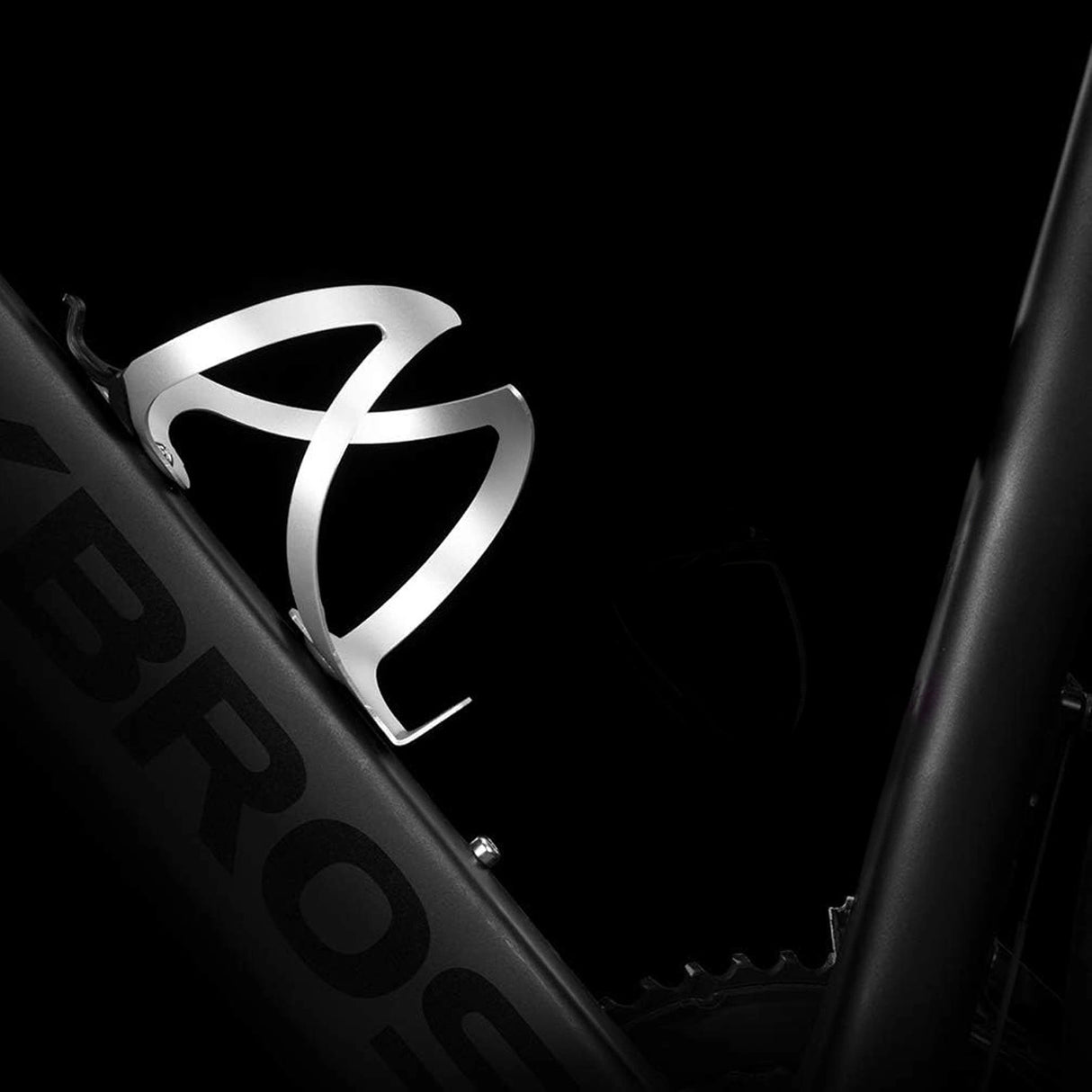 Rockbros 2017-11AS Aluminium cykel flaskeholder - hvid