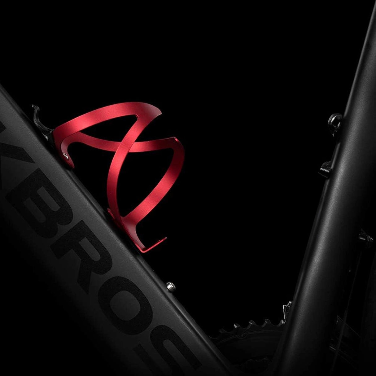 Rockbros 2017-11ARD Aluminium cykel flaskeholder - rød