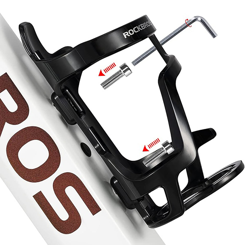 Rockbros 31210012001 vandflaskeholder til cykler - sort