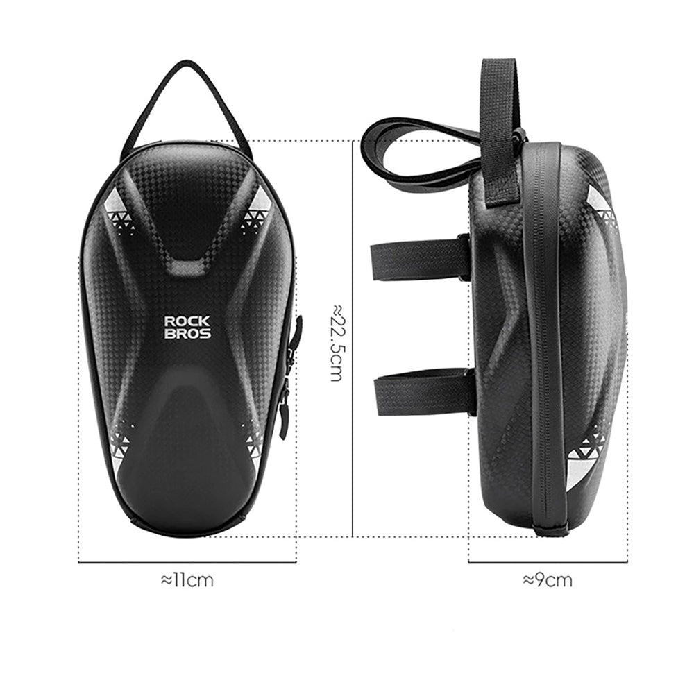 Rockbros-taske 3011006301 til cykel- eller scooterstang 1.3 l - sort