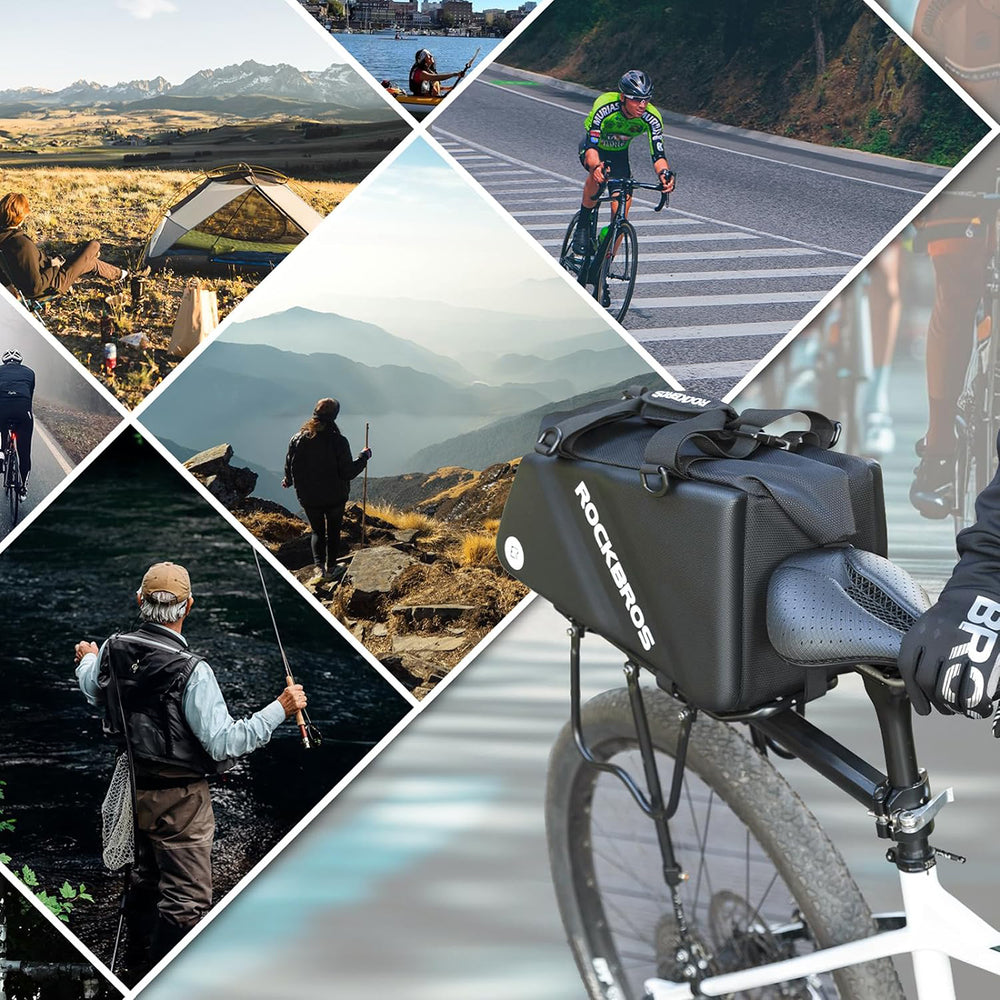 Rockbros 30140090001 cykelsæk til bagagerum 11.6l - sort