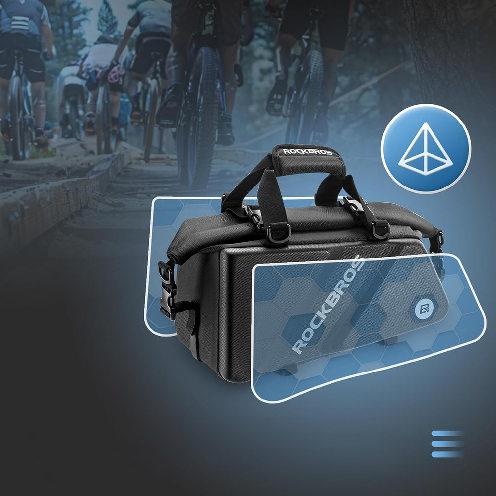 Rockbros 30140090001 cykelsæk til bagagerum 11.6l - sort