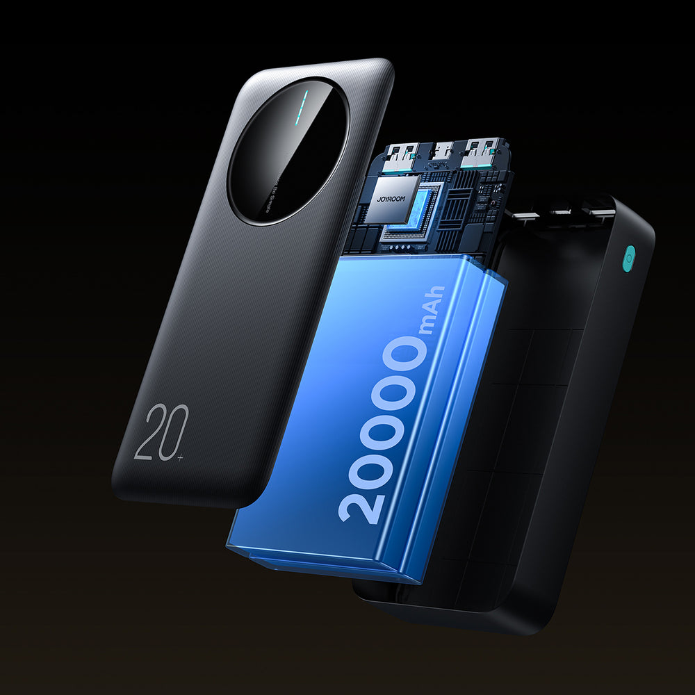 Powerbank Joyroom JR-PBF14 20000mAh 2.4A 2x USB-A 1x USB-C - sort