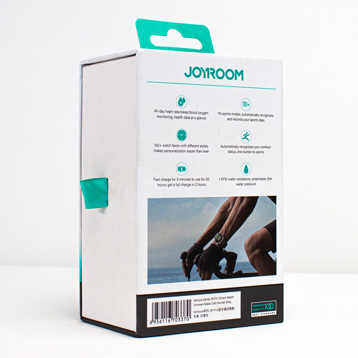 Joyroom Venture-serien JR-FV1 Smartwatch med opkaldsmodtager - Grå