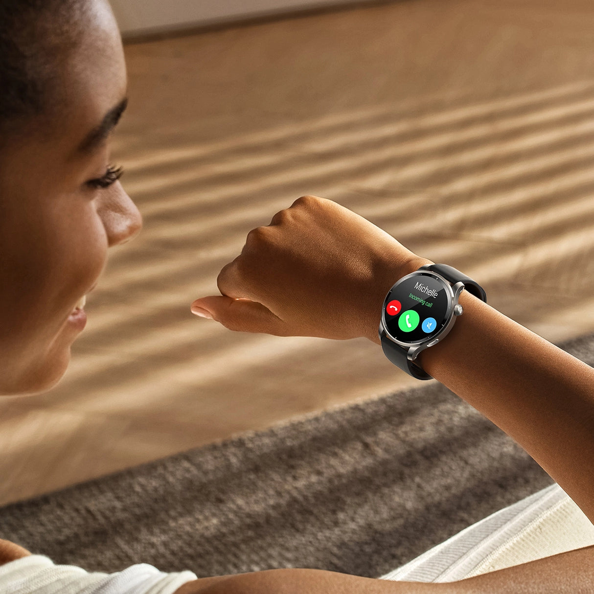 Joyroom Venture-serien JR-FV1 Smartwatch med opkaldsmodtager - Grå