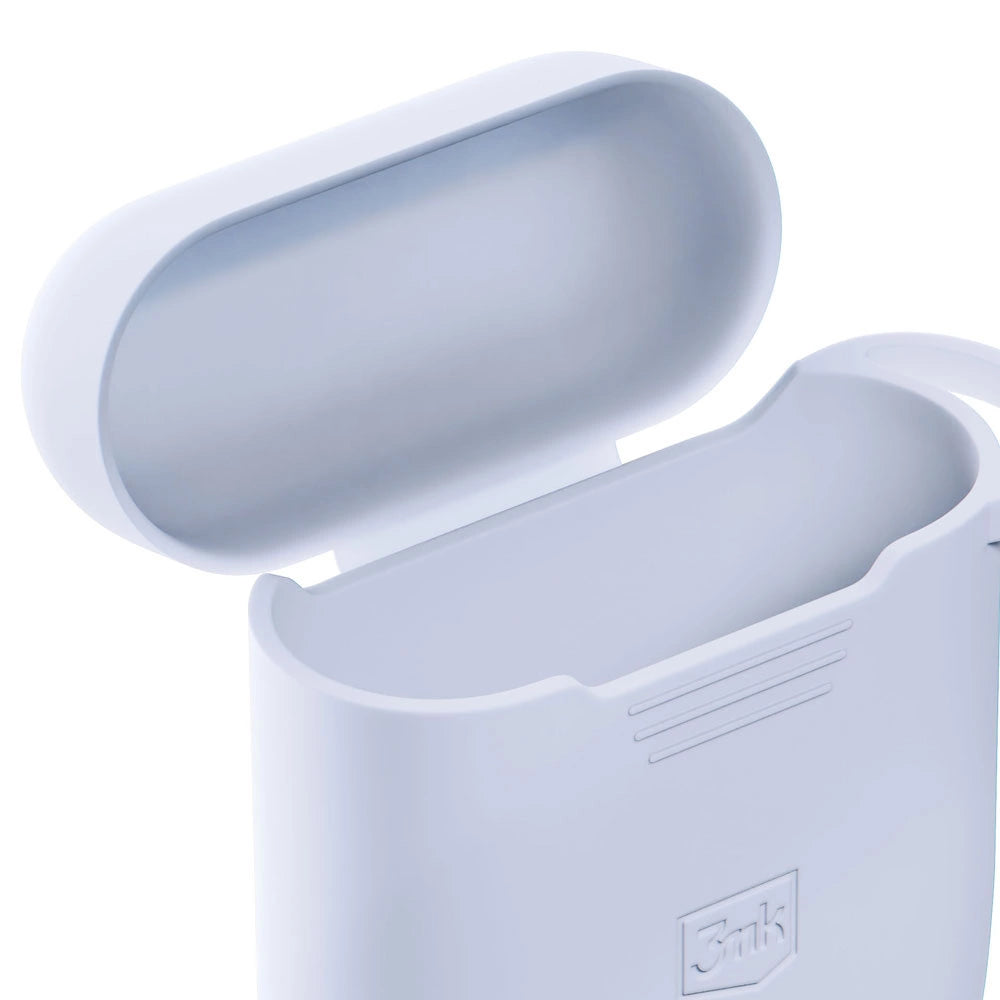 3mk Silicon AirPods Case for AirPods 2 - white