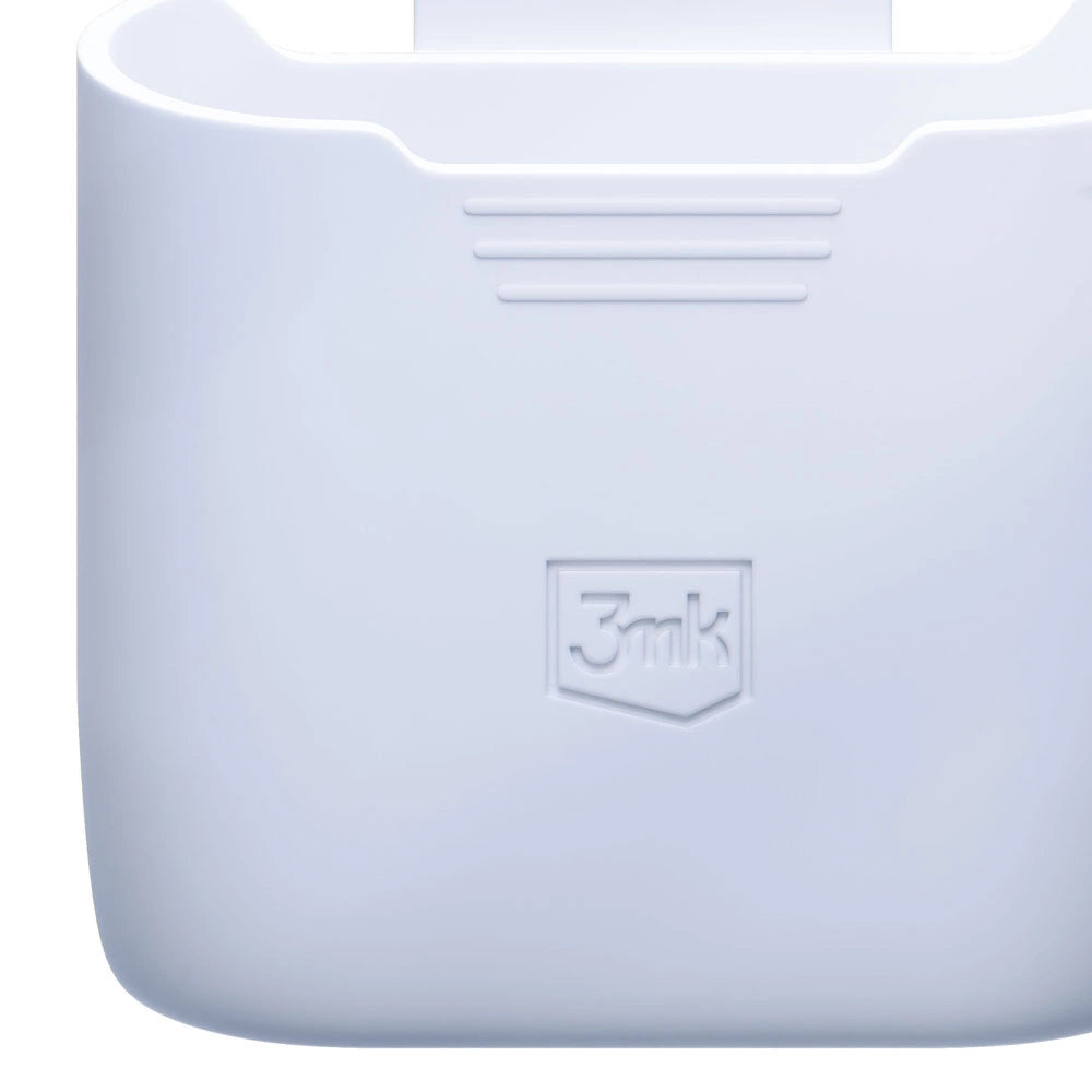 3mk Silicon AirPods Case for AirPods 2 - white