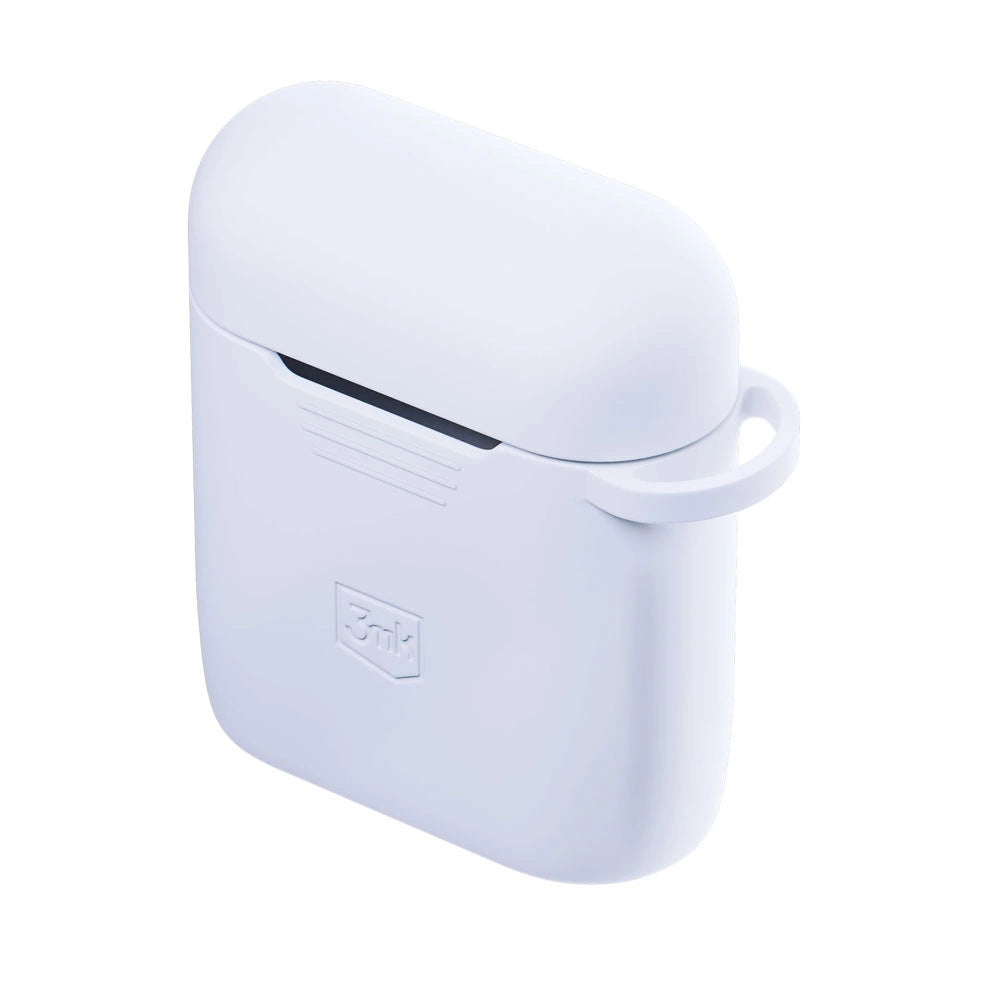 3mk Silicon AirPods Case for AirPods 2 - white