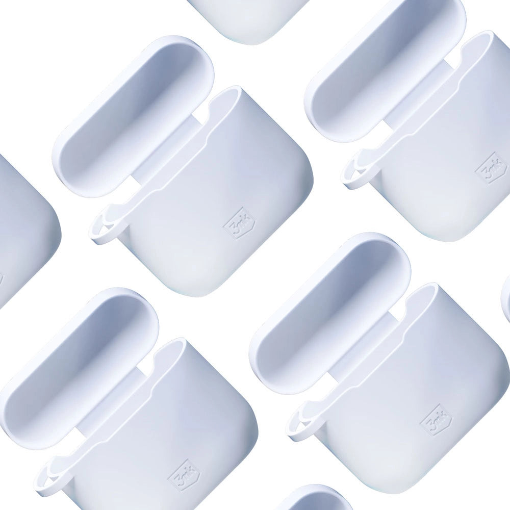 3mk Silicon AirPods Case for AirPods 3 - white