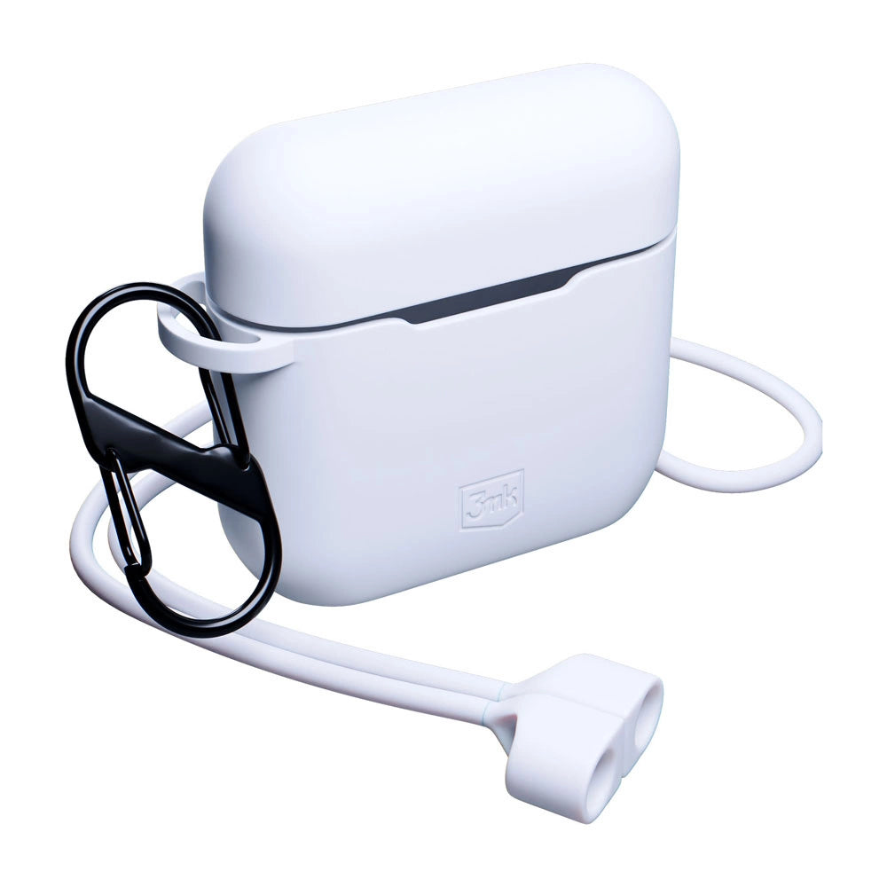3mk Silicon AirPods Case for AirPods 3 - white