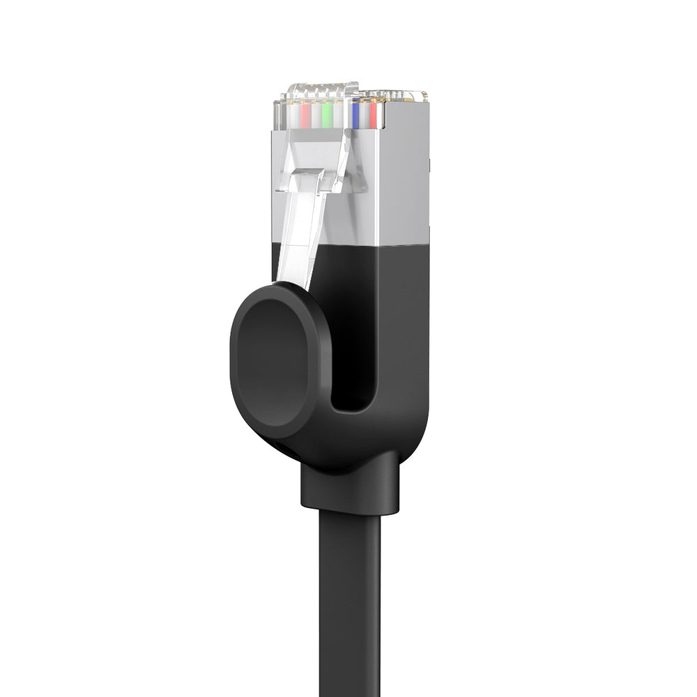 Baseus High Speed Flat Ethernet CAT6 RJ45 netværkskabel 1m - sort