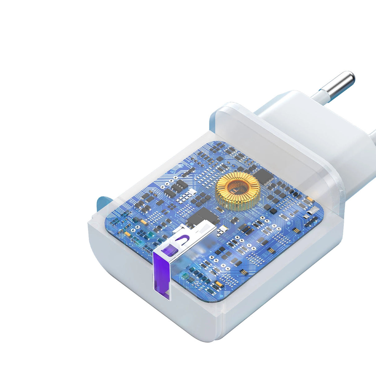 Dudao A20EU USB-A 18W netværksoplader - hvid